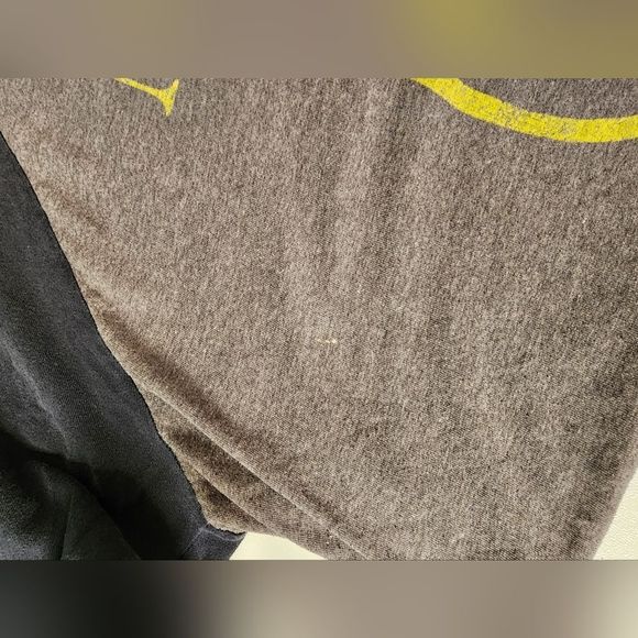 Nirvana smiley face tee 2xl grey black distressed - Picture 4 of 8